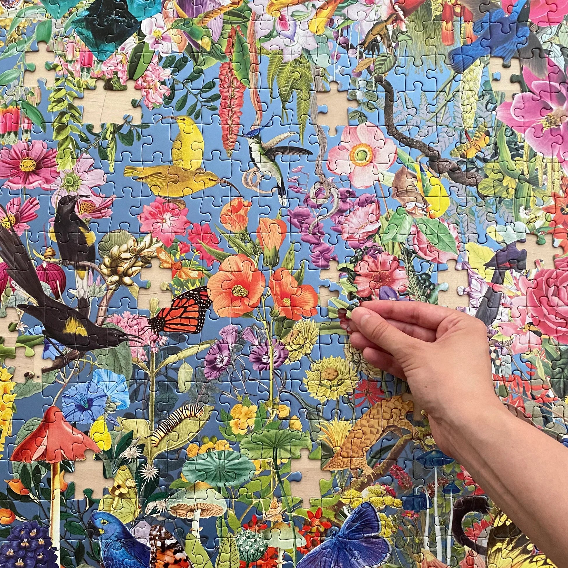 eeBoo 500 Piece Puzzle - Garden of Eden Square Jigsaw Puzzle for Adults & Kids, Perfect for Family Game Night & Relaxation