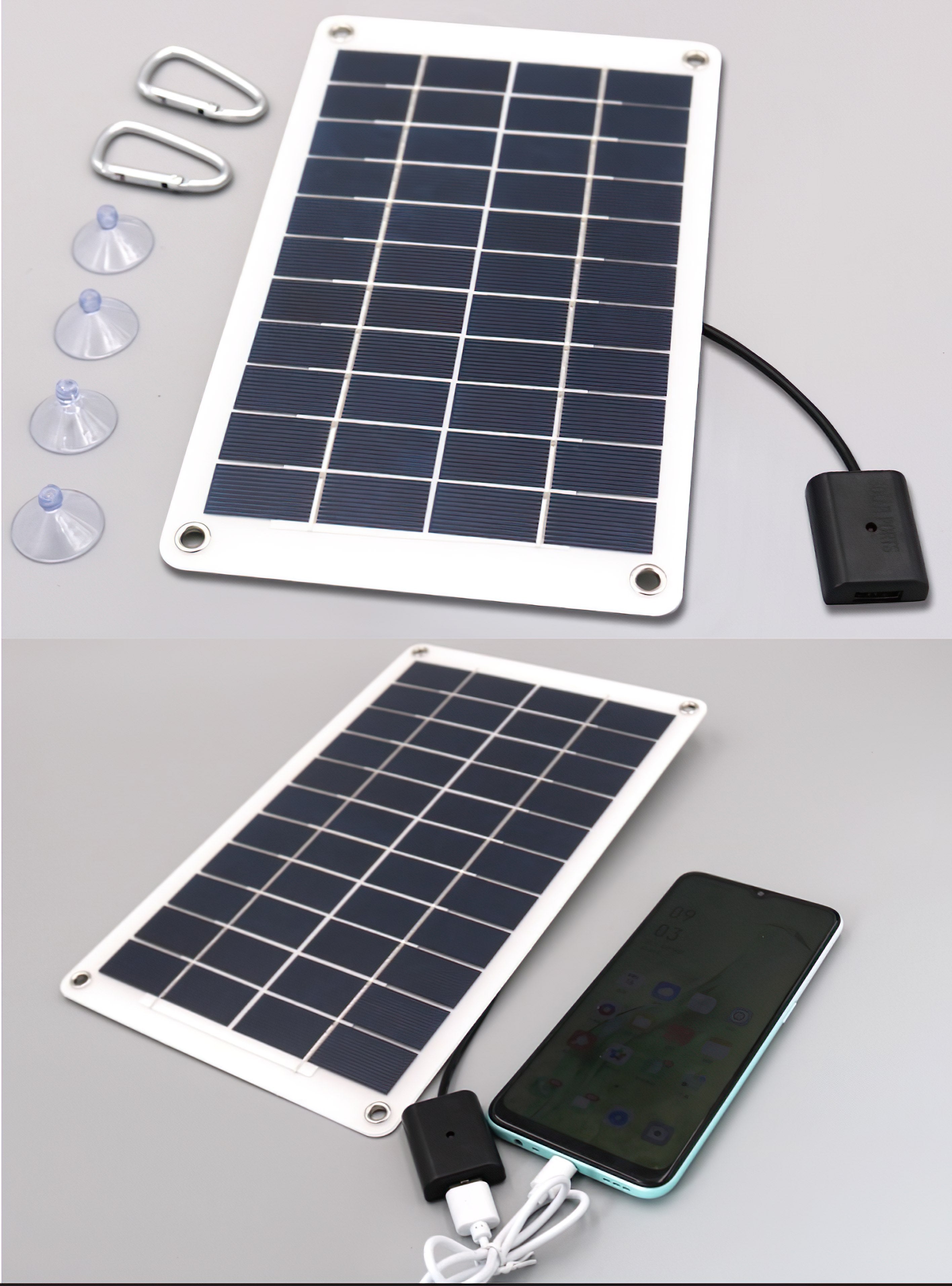 Insta Solar Charge - Portable Solar Charger for Phones & Devices | Fast Charging, Waterproof & Lightweight | Perfect for Camping, Hiking & Outdoor Adventures