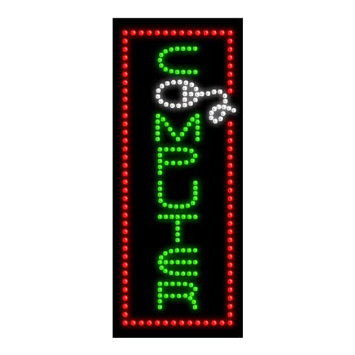 Computer LED Dots Sign #20981 - Modern Digital Display for Office, Gaming Room & Home Decor