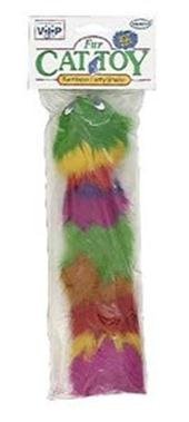 Vo-Toys Multicolor Squeaky Fur Snake Cat Toy - Interactive Pet Toy for Kittens & Adult Cats - Perfect for Playtime, Training & Bonding