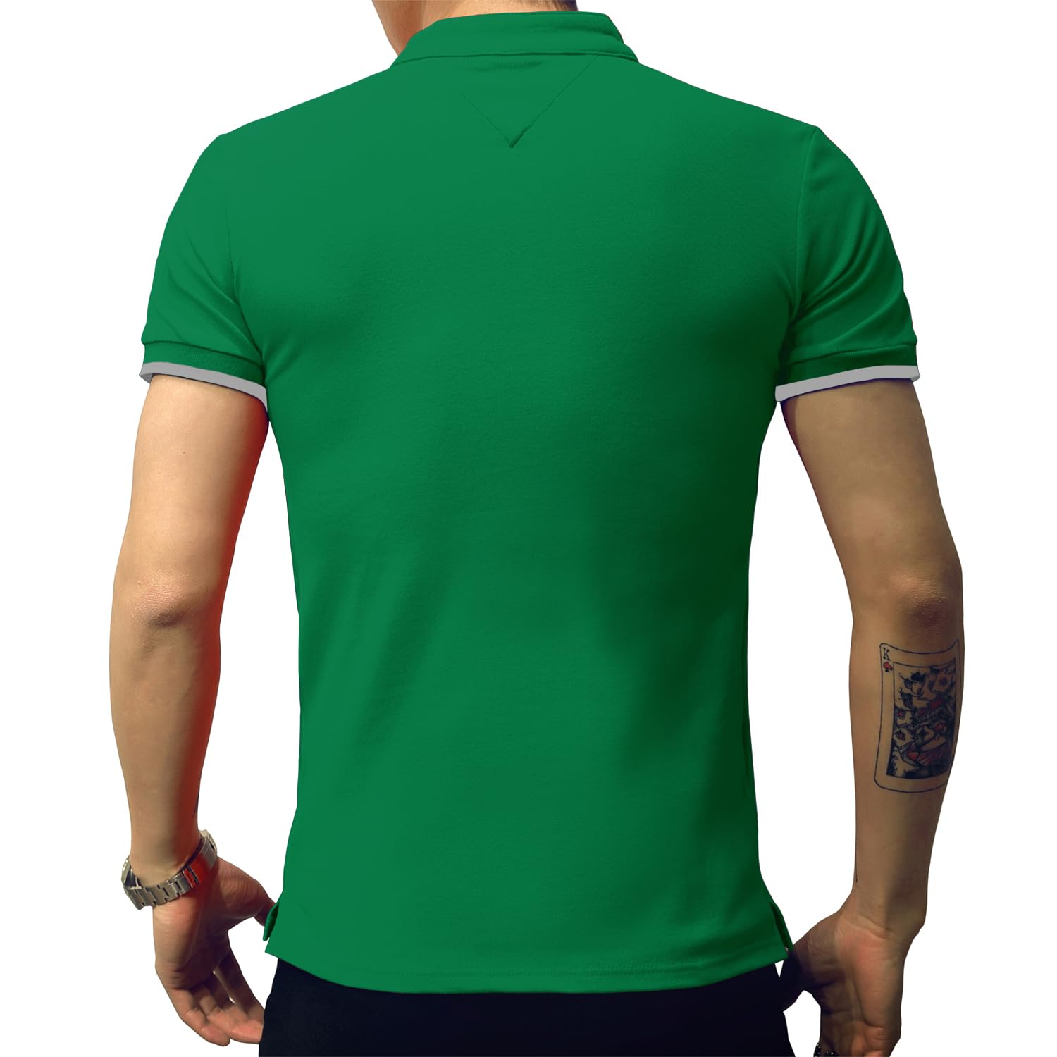 LOGEEYAR Men's Slim Fit Cotton Polo Shirts - Short & Long Sleeve Henley T-Shirts for Casual Wear | Perfect for Office, Golf & Summer Outings