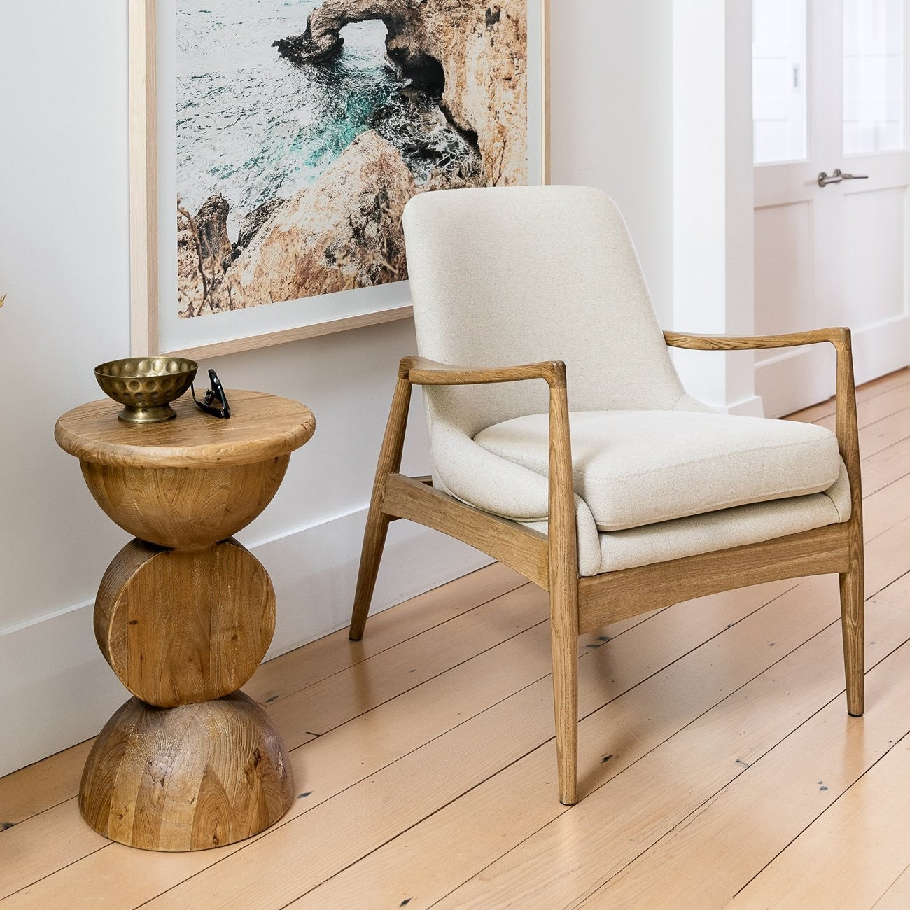 Modern Wooden Side Table - Small End Table with Storage Shelf for Living Room, Bedroom, or Office - Stylish and Functional Home Decor Accent Piece