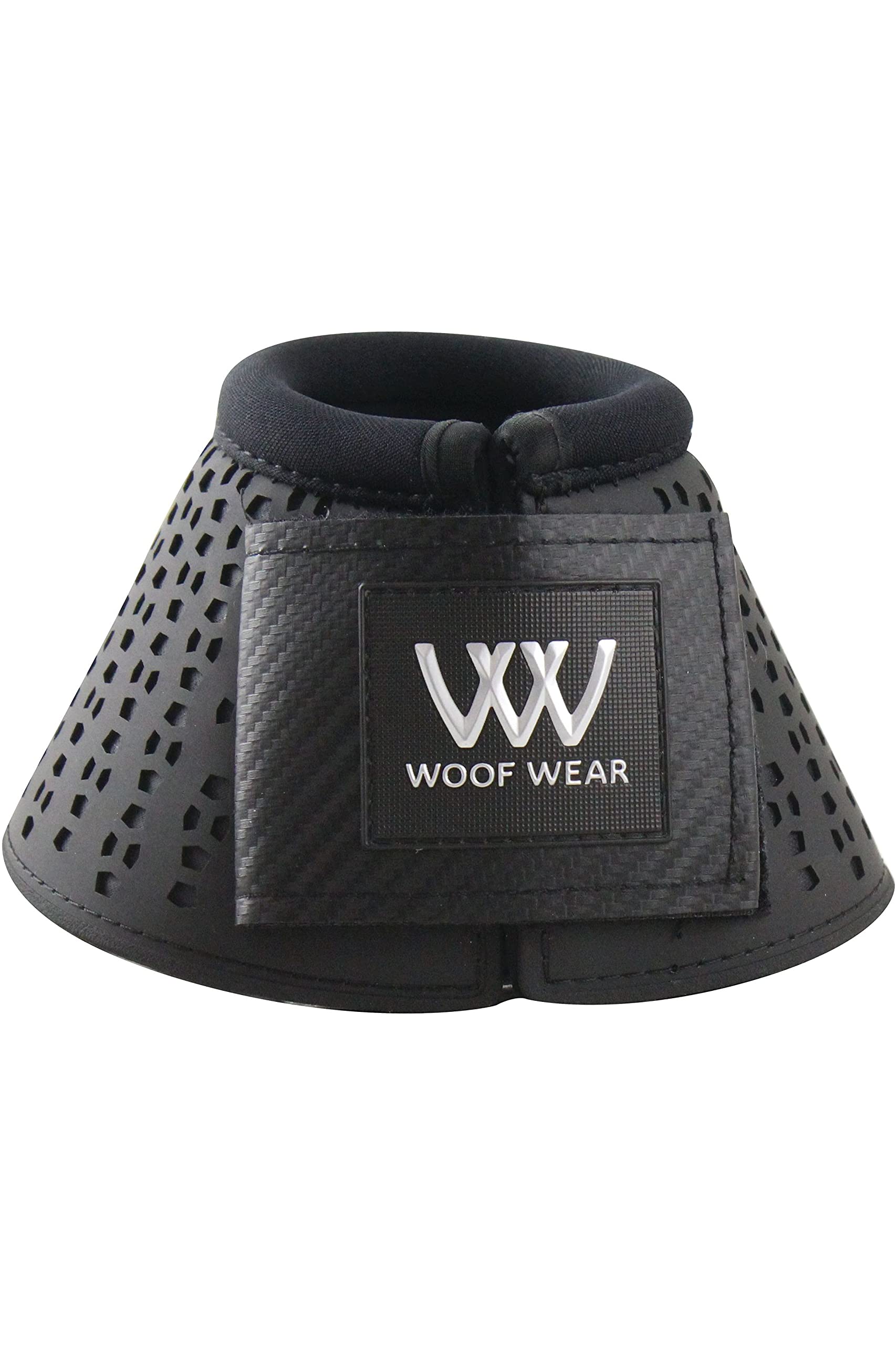 Woof Wear iVent Over Reach Boots for Horses - X Large Size, Black - Protective Horse Boots for Jumping, Training & Riding - Durable Equine Sports Gear