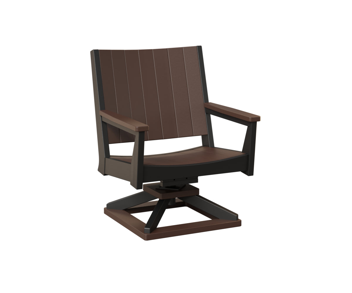 Chocolate Brown on Black