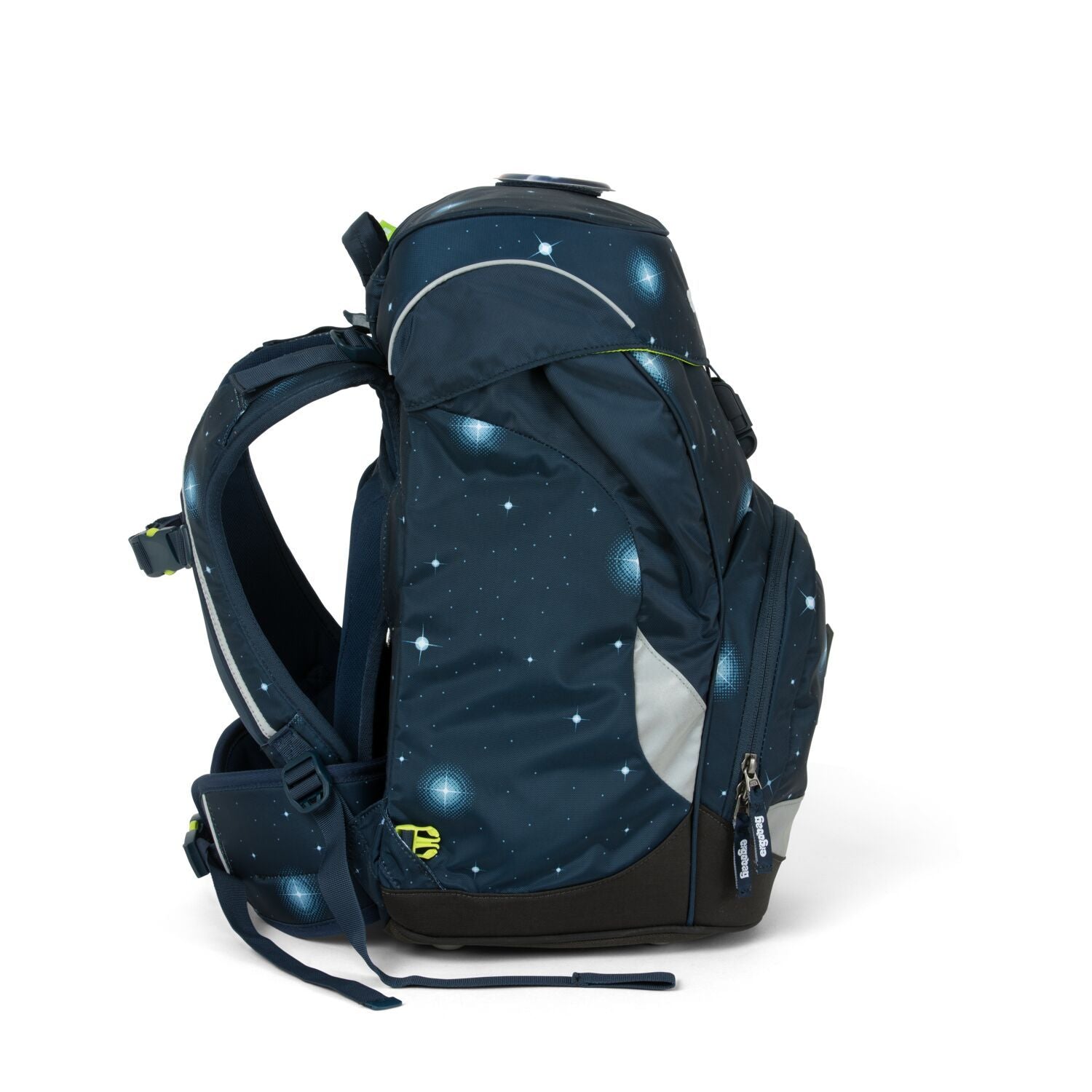 Ergobag Prime School Backpack - AtmosBear Galaxy Edition | Lightweight & Durable Kids Bookbag for School, Travel & Daily Use