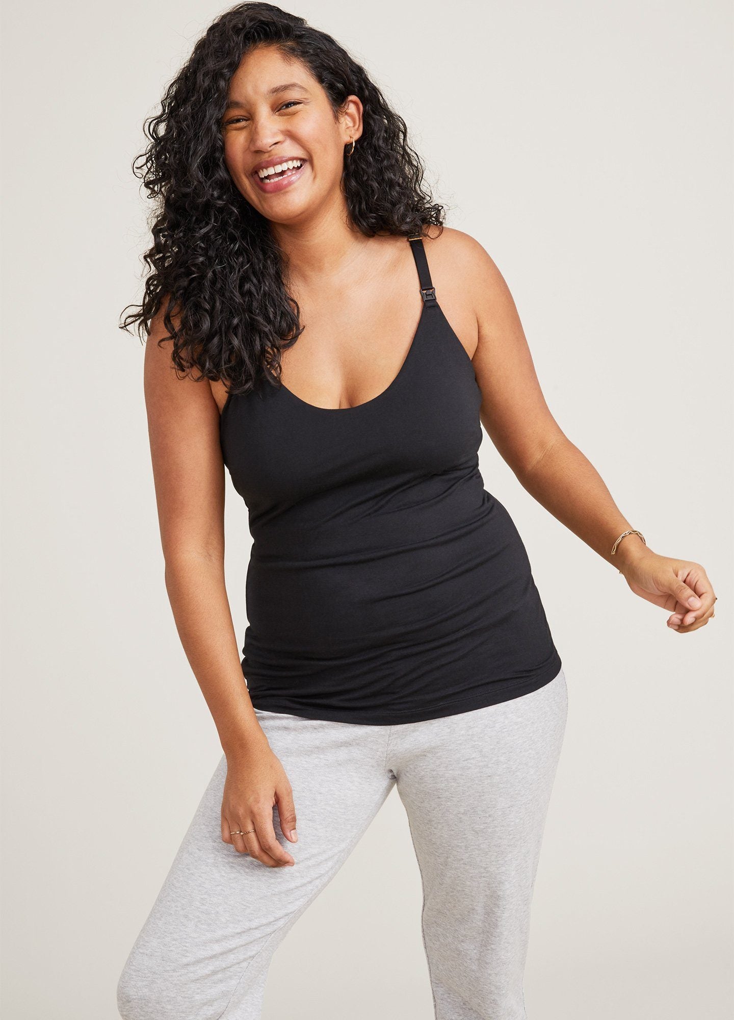 24/7 Comfort Nursing Tank Top for Breastfeeding Moms - Soft & Stretchy Maternity Shirt for Day & Night Wear - Perfect for Nursing, Pumping & Skin-to-Skin Bonding