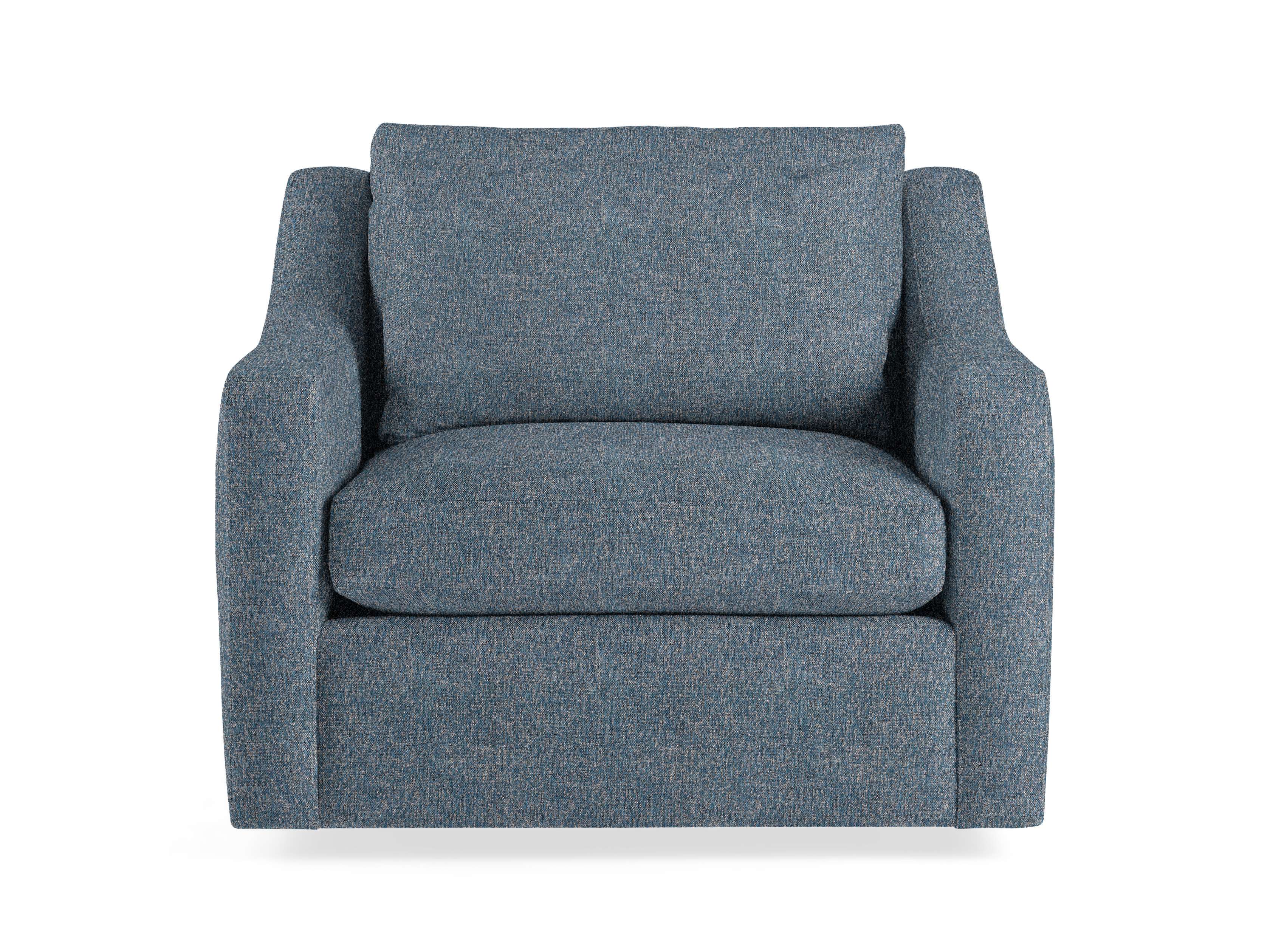 Ashby Chair 53 - Modern Accent Chair for Living Room, Bedroom & Office - Comfortable Upholstered Armchair with Wooden Legs - Perfect for Relaxing, Reading & Decorating
