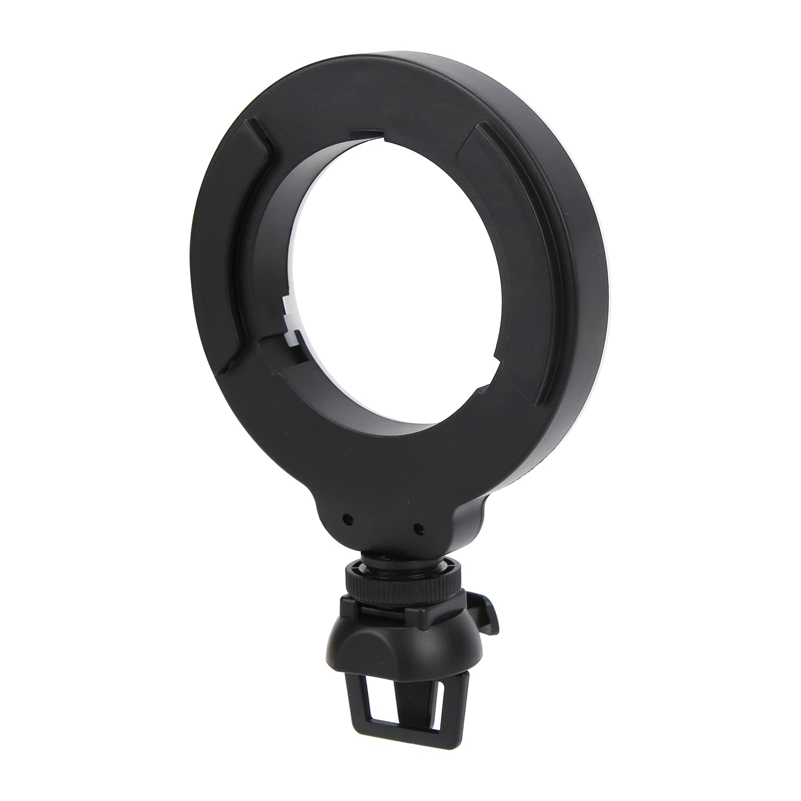 Zunate 4 Inch LED Ring Light with Dimmable Brightness & 3200-6500K Color Temperature - Perfect for Selfies, Online Teaching, Video Conferences, Vlogging & PC Streaming (Includes Clip)