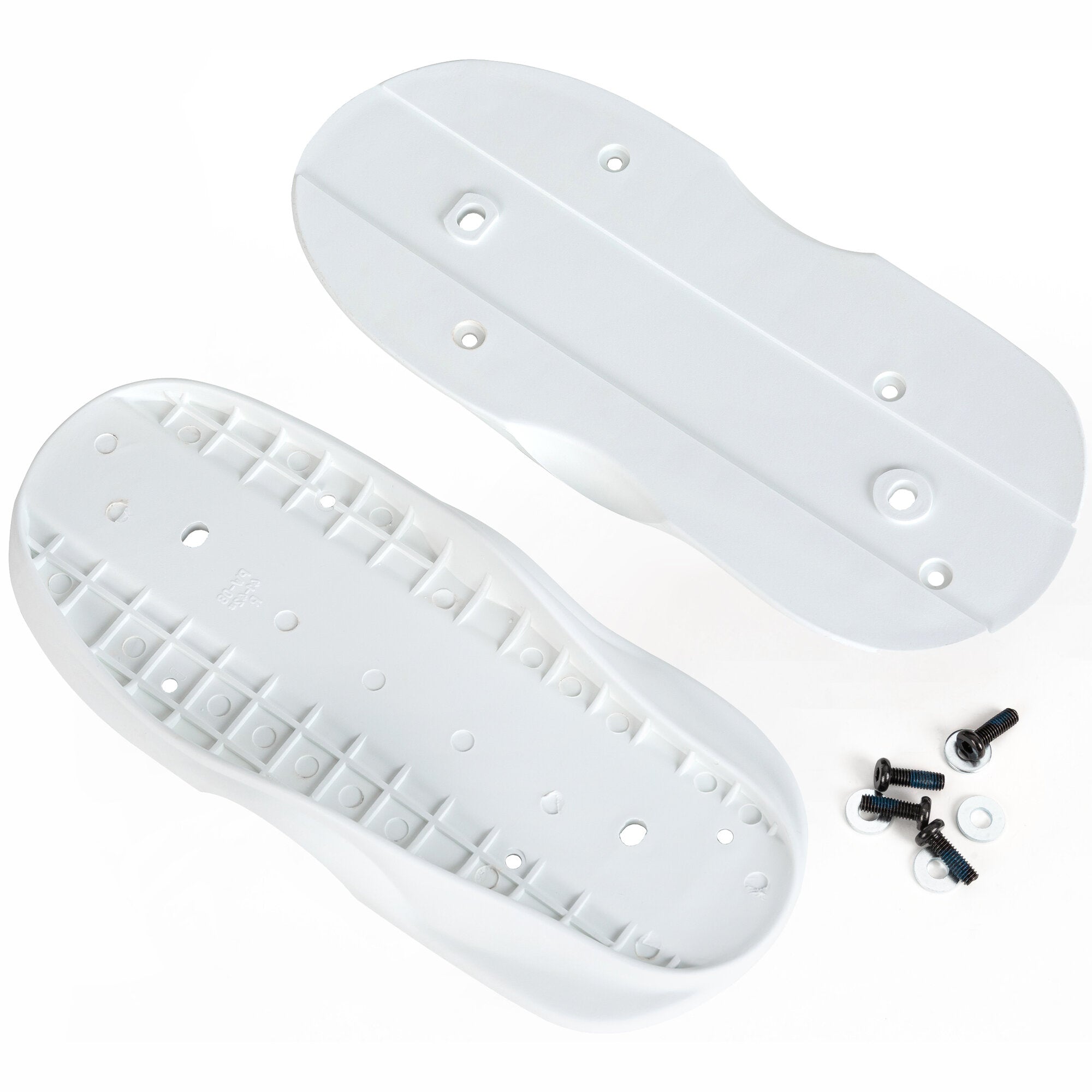 Flat Soulplates White - Premium Roller Skate Plates for Artistic Skating & Rink Performance - Perfect for Indoor & Outdoor Skating Rinks, Dance Skating, and Roller Derby