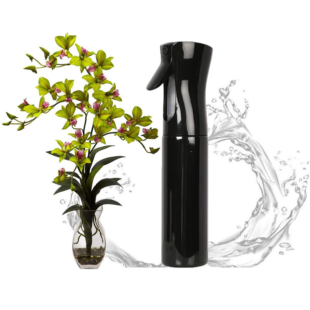 COLBEX 300ML Continuous Hair Plant Mister Spray Bottle - Fine Mist Empty Small Spray Bottle for Water, Alcohol & Cleaning Solutions - Perfect for Curly Hair Styling Products, Plant Care & Barber Accessories - Ideal for Salon, Home & Travel Use