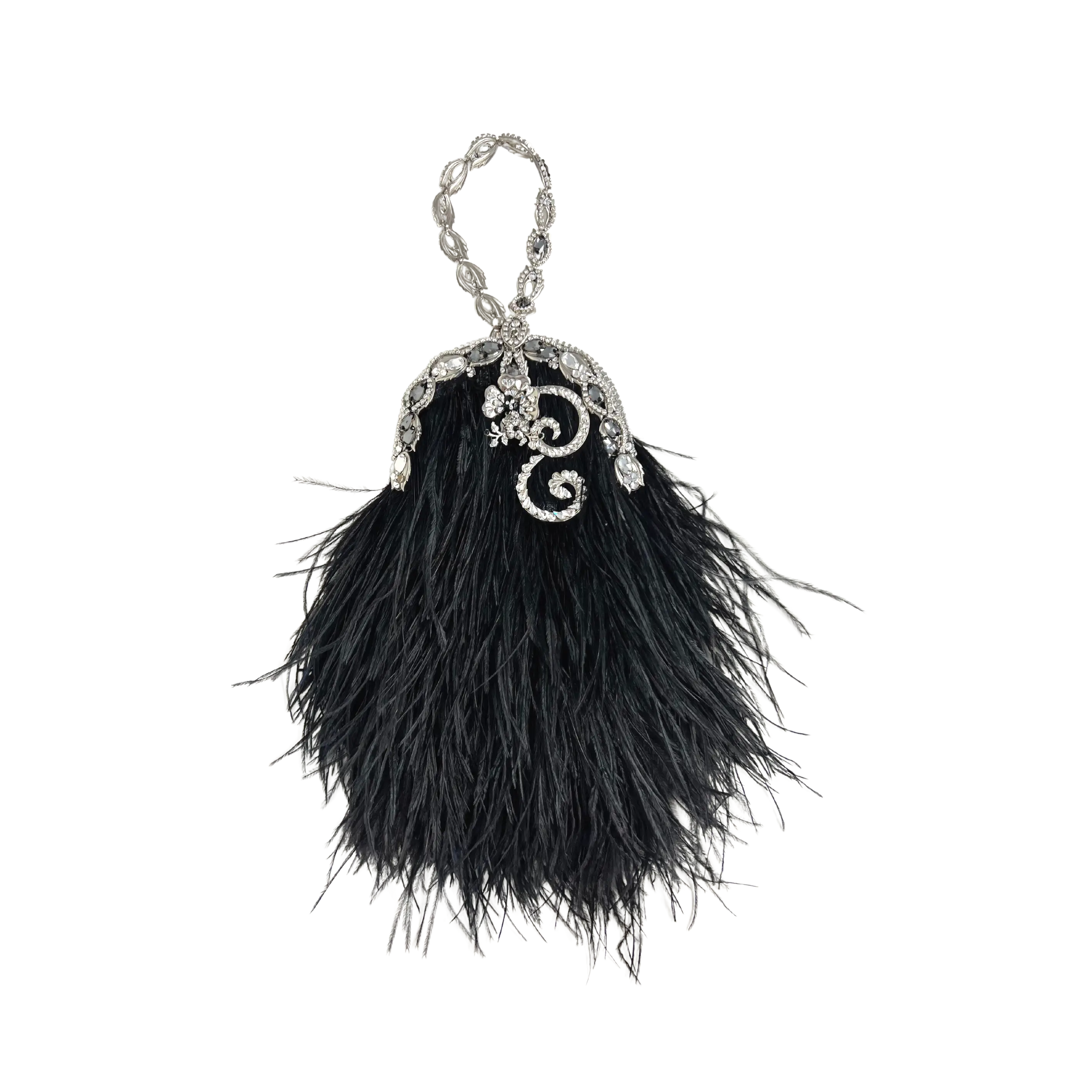 ERIKA Feather Crossbody Purse for Women - Stylish Handbag with Feather Accents for Evening Parties, Date Nights & Special Occasions