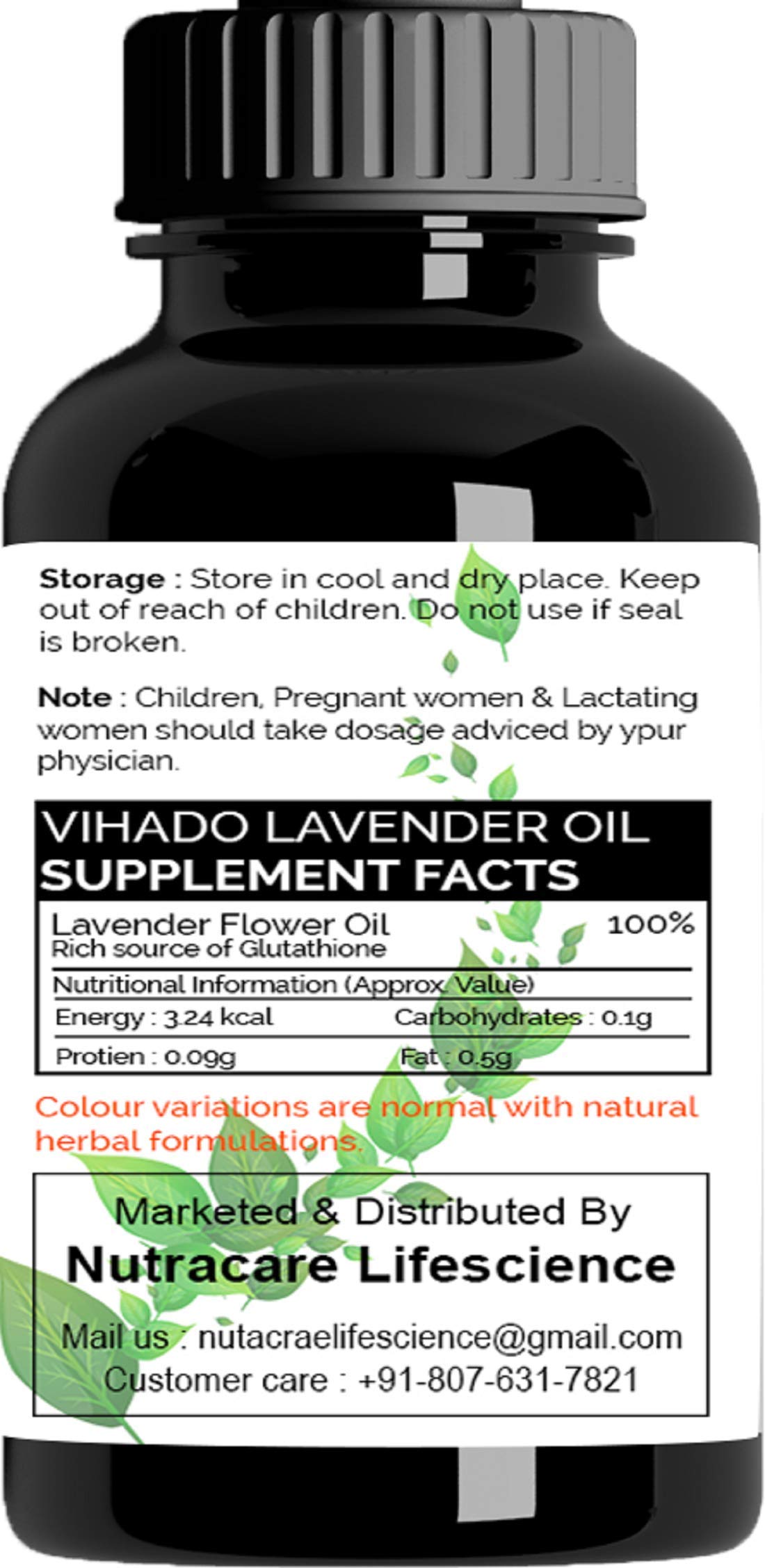 Pure Lavender Essential Oil 15ml - 100% Natural Aromatherapy Oil for Relaxation, Sleep & Stress Relief | Perfect for Diffusers, Massage & Skin Care