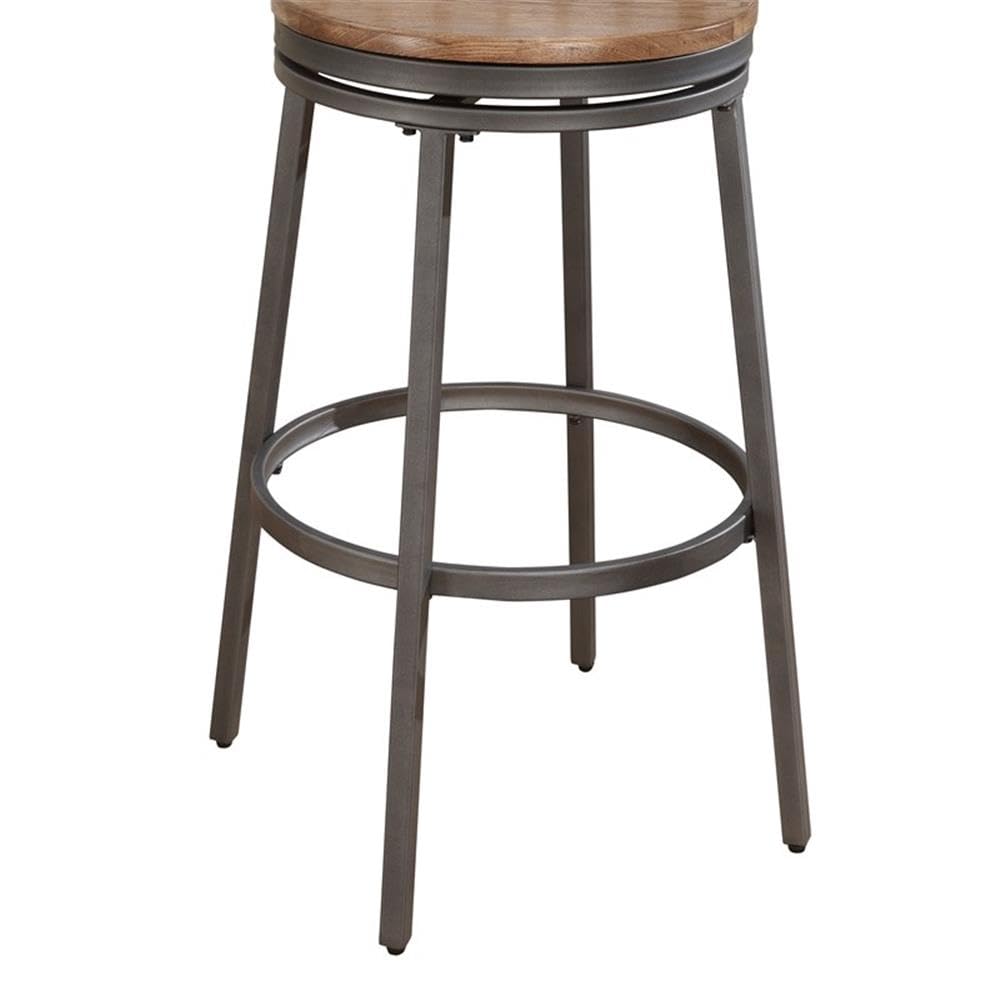Premium Wooden Backless Bar Stool - American Woodcrafters Stockton Style - Perfect for Kitchen Islands, Home Bars & Breakfast Nooks