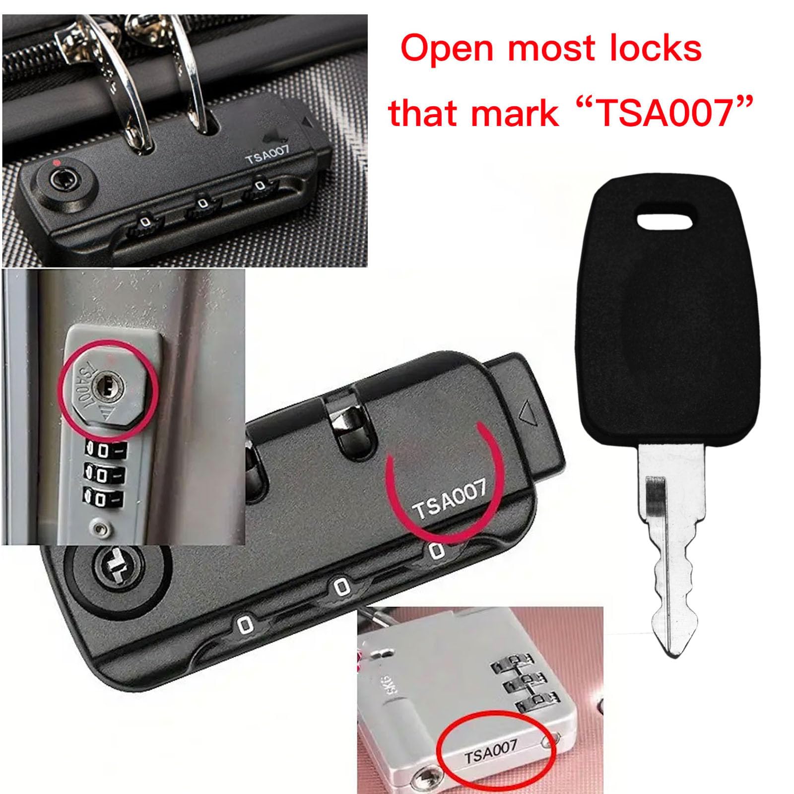 **TSA 002 Key for Luggage Lock - 2 Pack | TSA002 Master Key Compatible with Suitcase Password Locks | Luggage Lock Repair Tool | Perfect for Travel, Security & Lost Key Replacement**