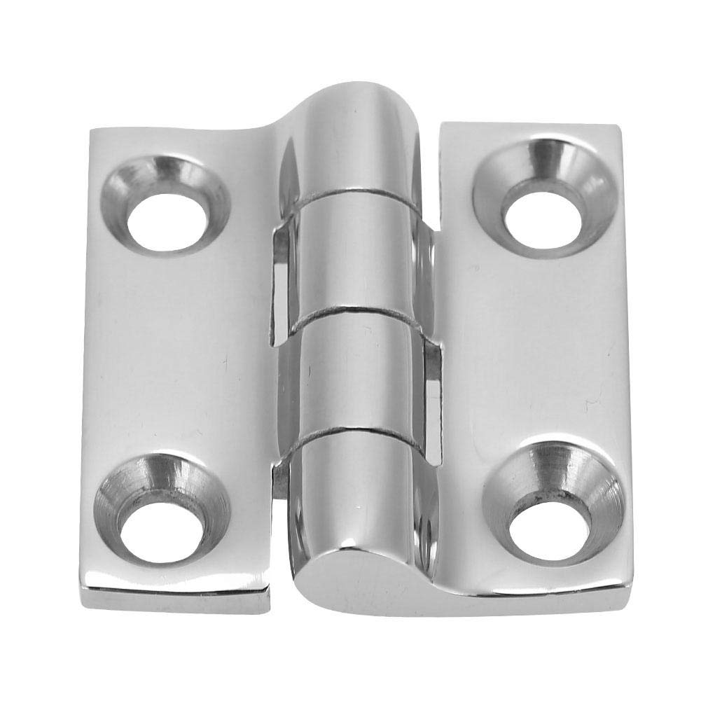Alomejor 316 Stainless Steel Boat Hinge - 4 Hole Yacht Accessory for Marine Use