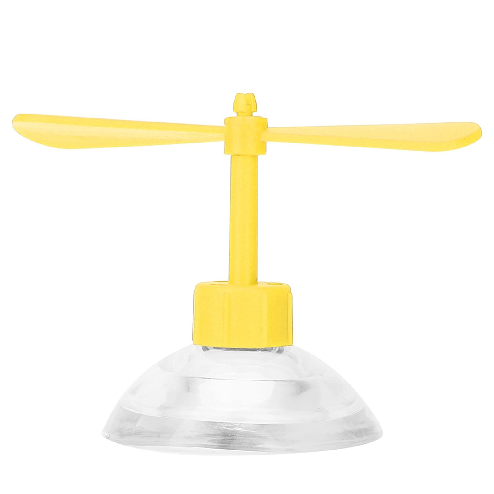 Motorcycle Helmet Suction Cup - Yellow Rubber Propeller for Bike Helmets - Perfect for Decoration & Storage