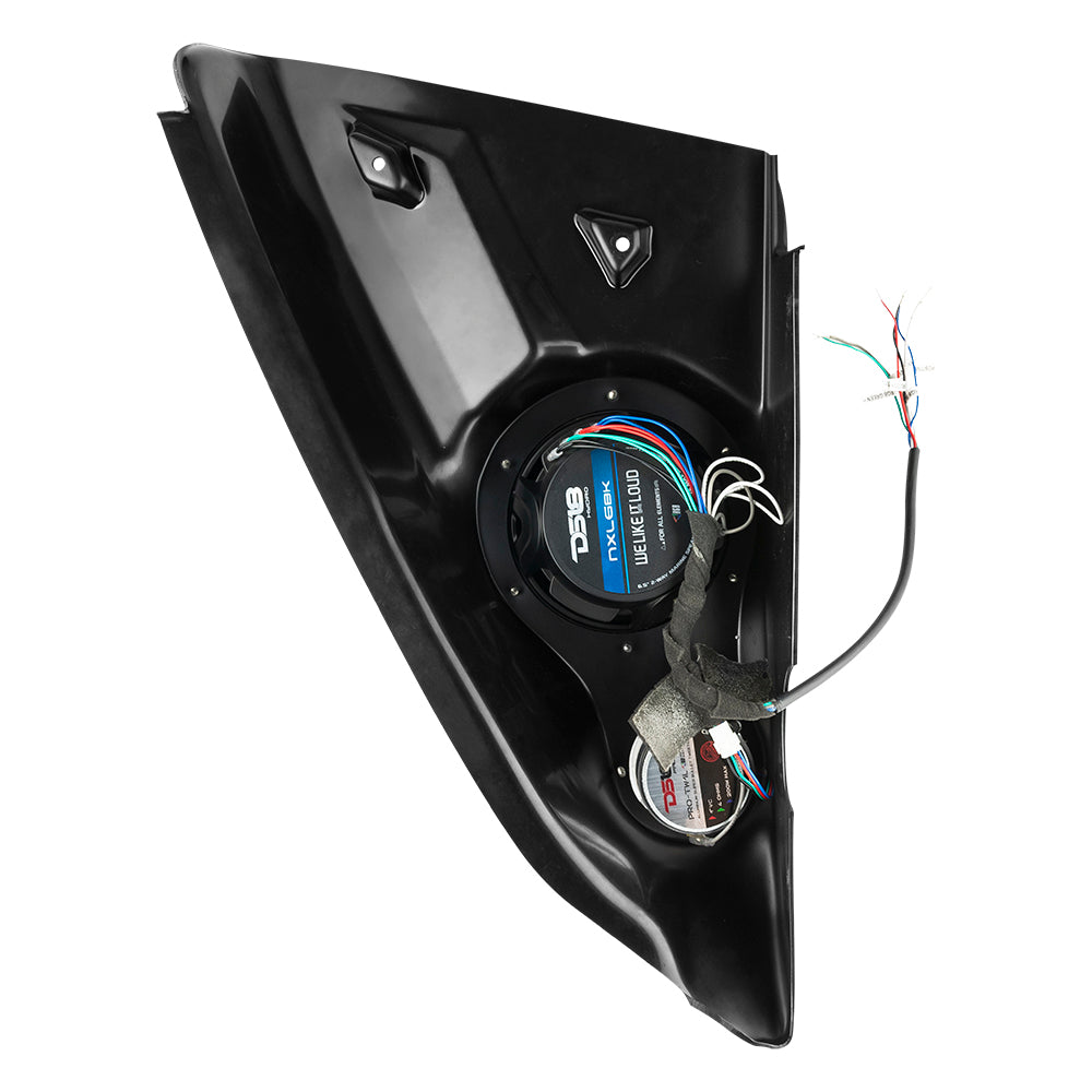 Polaris Slingshot Arm Rest 2 X 6.5 Enclosure with NXL 6/BK and PRO TW1L | Compatible with 2015-Current Models | Comfort Upgrade for Road Trips & Cruising
