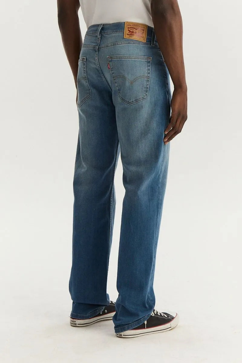 Levi's 505 Regular Fit Mid Wash Jeans for Men - Classic Denim Pants for Casual Wear, Work & Everyday Style