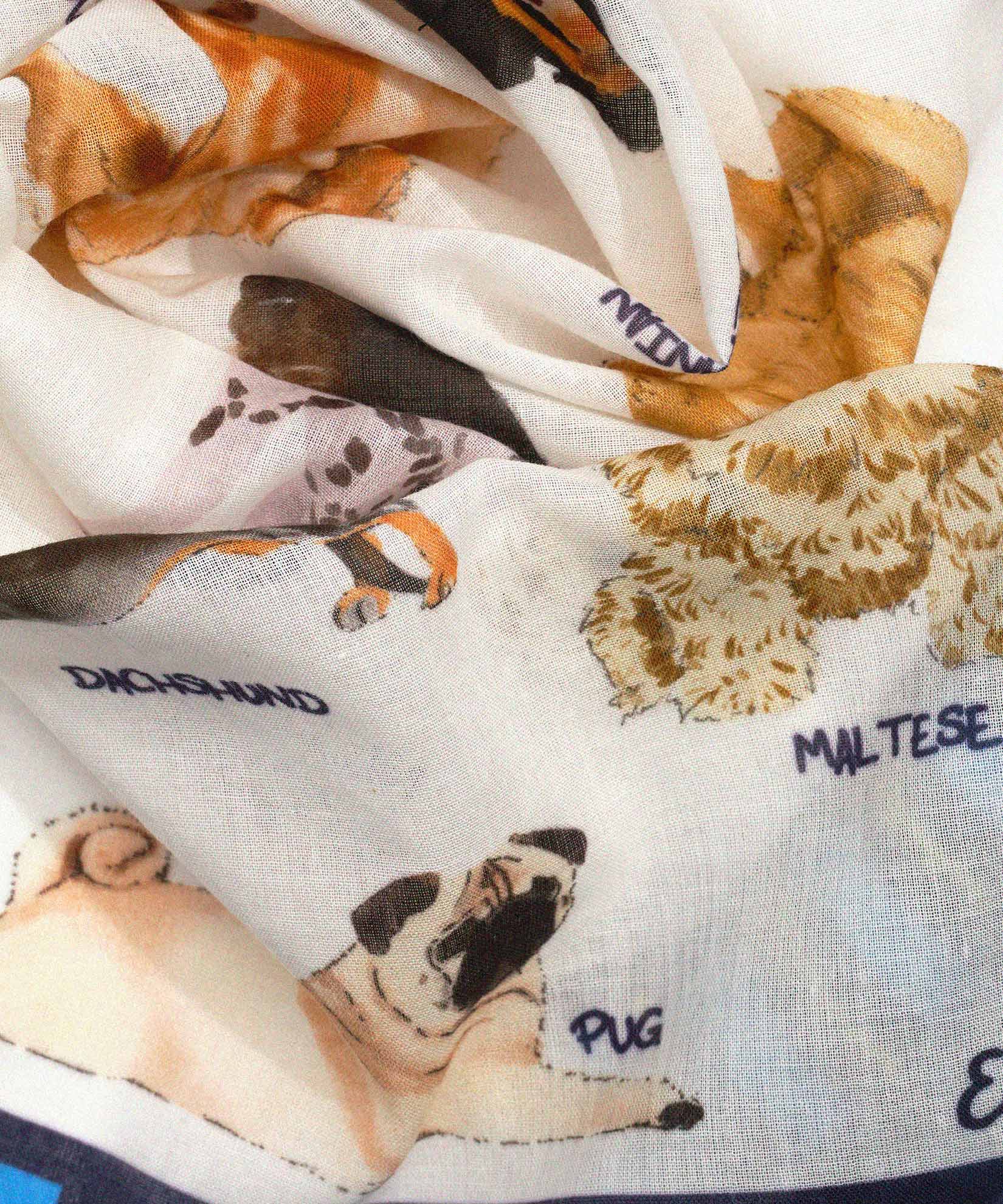 Dog Days Cotton Bandana for Pets - Soft & Breathable Dog Bandana for Small & Large Dogs - Perfect for Everyday Wear, Grooming, and Special Occasions