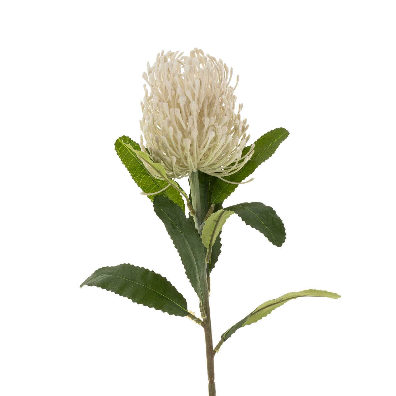 24-Piece Artificial Pin Cushion with Stems - Realistic Floral Arrangement Decor for Weddings, Home, and DIY Crafts