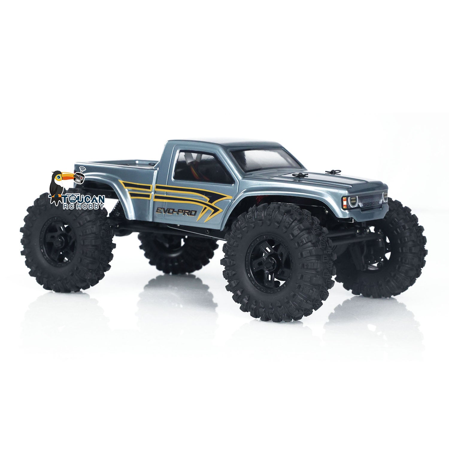 1/18 Hobby Plus CR18P Fighter RC Rock Crawler - 4WD Electric Off-Road Remote Control Car - Ready to Run Mini RC Truck for Adults & Kids - Perfect for Trail Crawling, Backyard Adventures & Hobby Racing