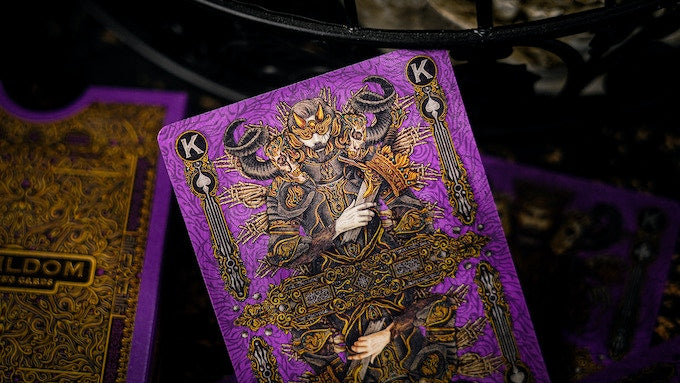 Devildom Premium Luxury Leather Playing Cards - Elegant Casino Style Deck for Poker, Blackjack & Magic Tricks - Perfect for Game Nights, Gifts & Collectors
