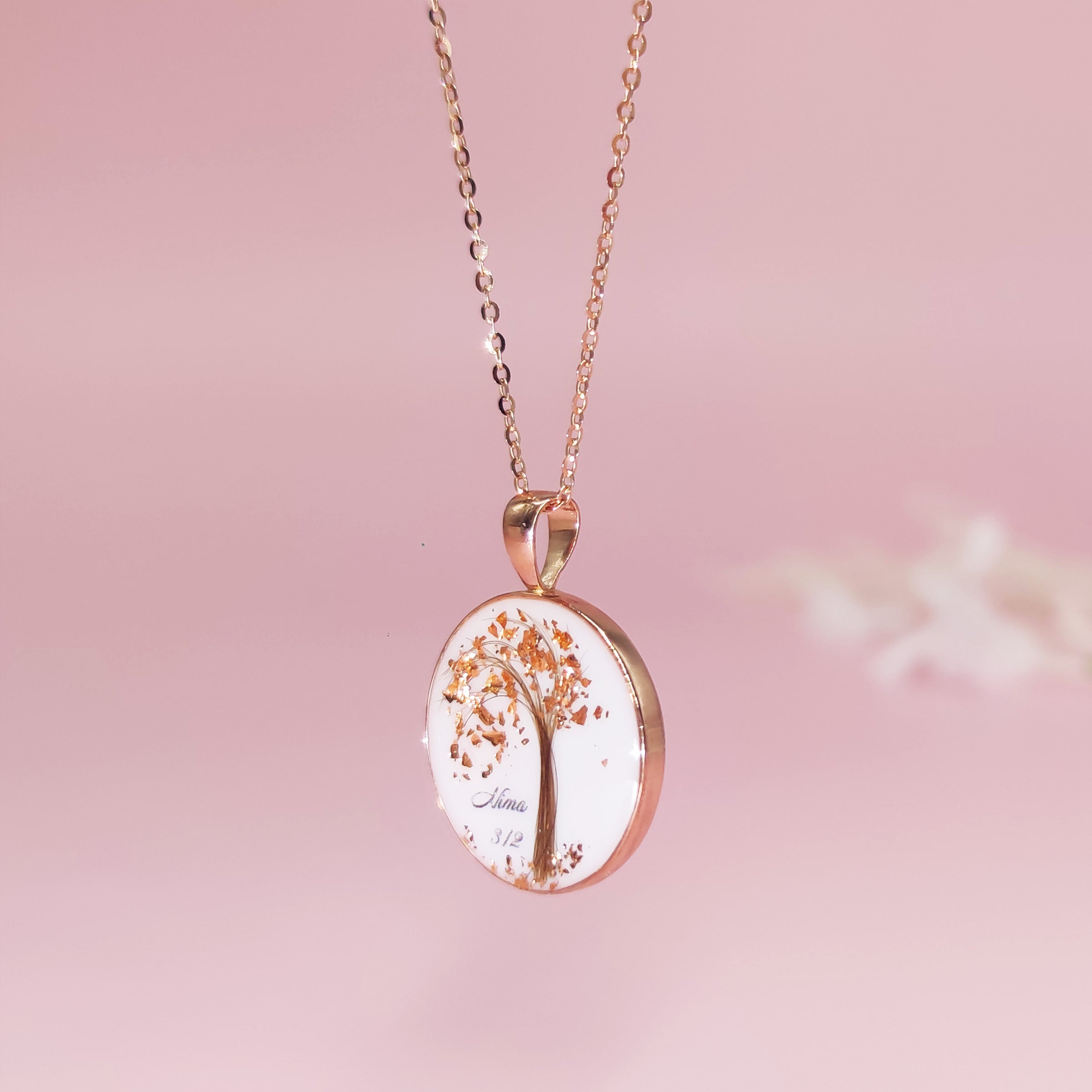 LifeTree Keepsake Necklace for Breastmilk & Baby Hair - Personalized Memorial Jewelry for Moms, Newborn Gifts, Baby Loss Remembrance - Perfect for Mother's Day, Baptism & Cherished Memories