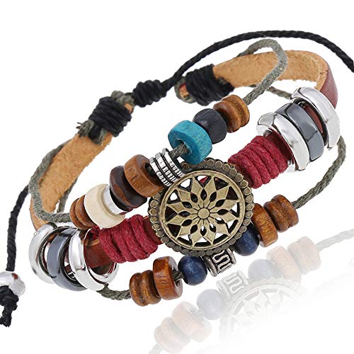 Boho Beaded Multilayer Hand Braided Bracelet for Women - Stylish Stackable Jewelry for Festival, Beach & Everyday Wear
