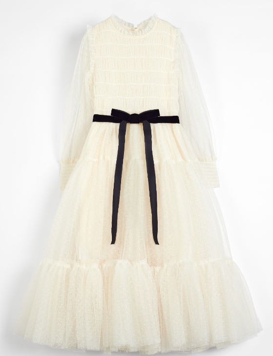 CERA UNA VOLTA DIANA DRESS for Girls (10-16 Years) - Elegant Floral Party Dress for Weddings, Birthday Celebrations & Special Occasions