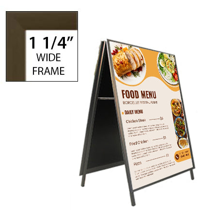 20x28 A-Frame Sign Holder with 1 1/4