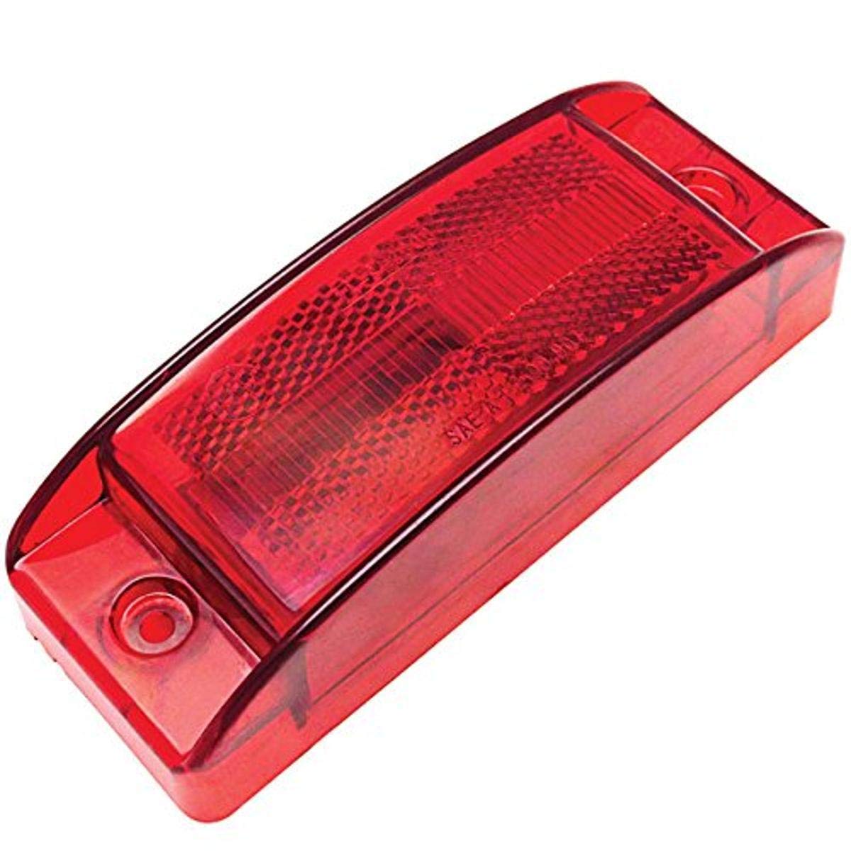 Kaper II 1A-S-2000R Red LED Marker Light & Clearance Light - Heavy Duty Truck Trailer Safety Lights for Night Driving & Road Visibility