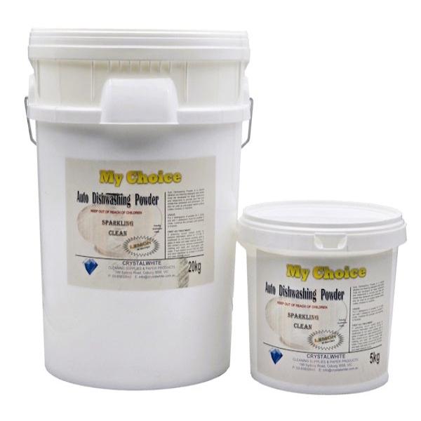 My Choice Commercial Auto Dishwashing Powder - Heavy Duty Detergent for Restaurants, Hotels & Food Service - Perfect for High-Volume Dishwashing Machines