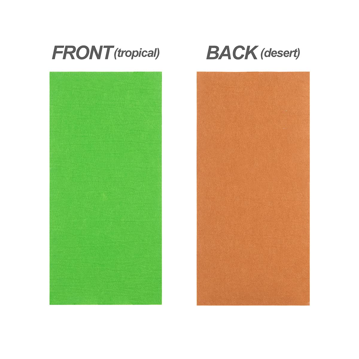 REPTI ZOO Reversible Reptile Carpet 2-Pack (17x35 Inch) - Dual-Sided Terrarium Substrate Liner for 10/20/30/40 Gallon Tanks - Soft Reptile Floor Mat for Snakes, Lizards & Geckos - Perfect for Habitat Setup & Easy Cleaning
