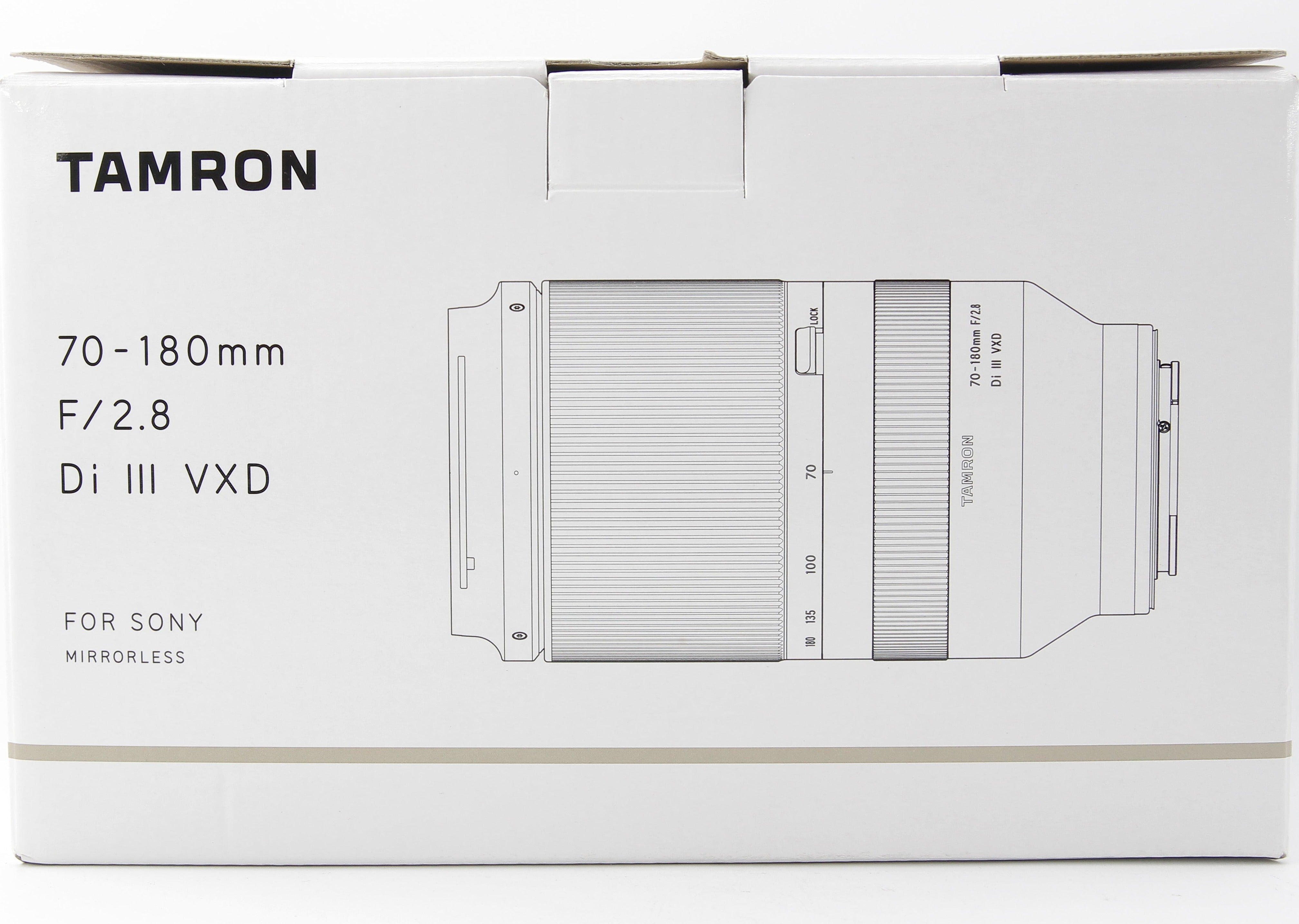 Refurbished Tamron 70-180mm F/2.8 Di III VXD Lens for Sony E Mount - Fast Aperture Telephoto Zoom Lens for Portraits, Sports & Wildlife Photography
