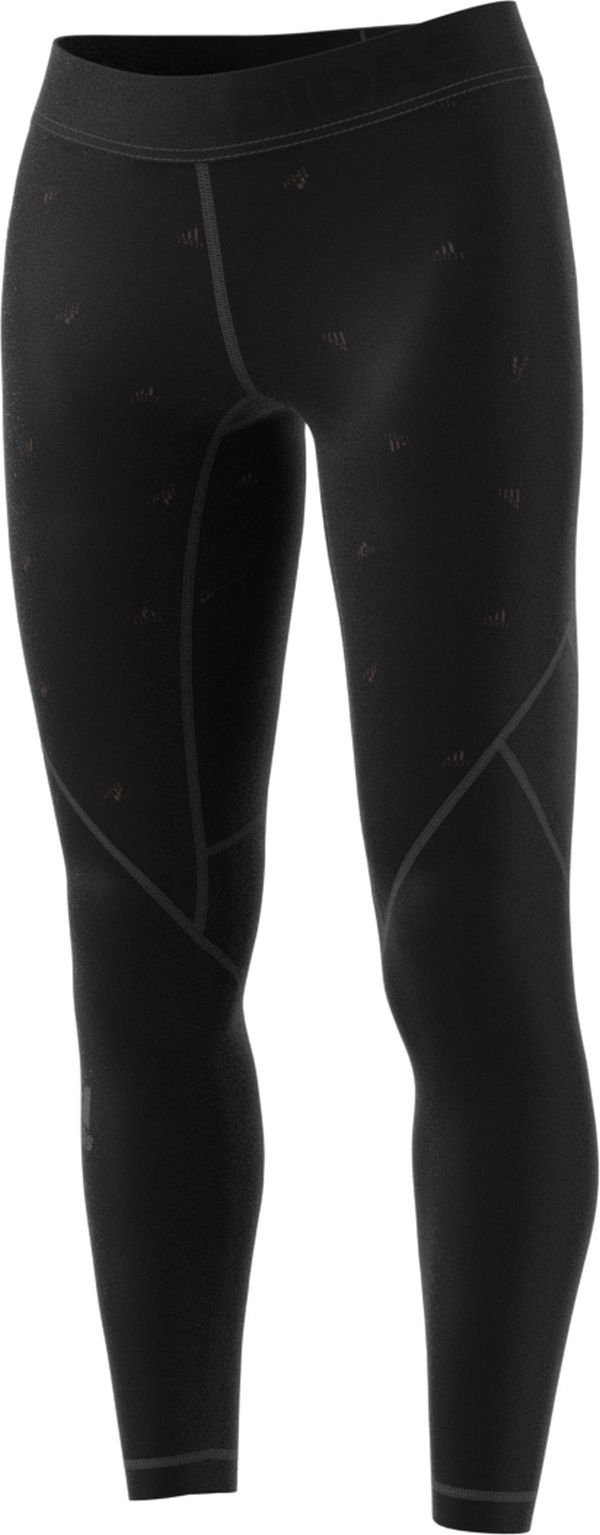 Adidas ALPHASKIN Women's Compression Tights CF8402 - Size S for Running, Yoga & Workouts