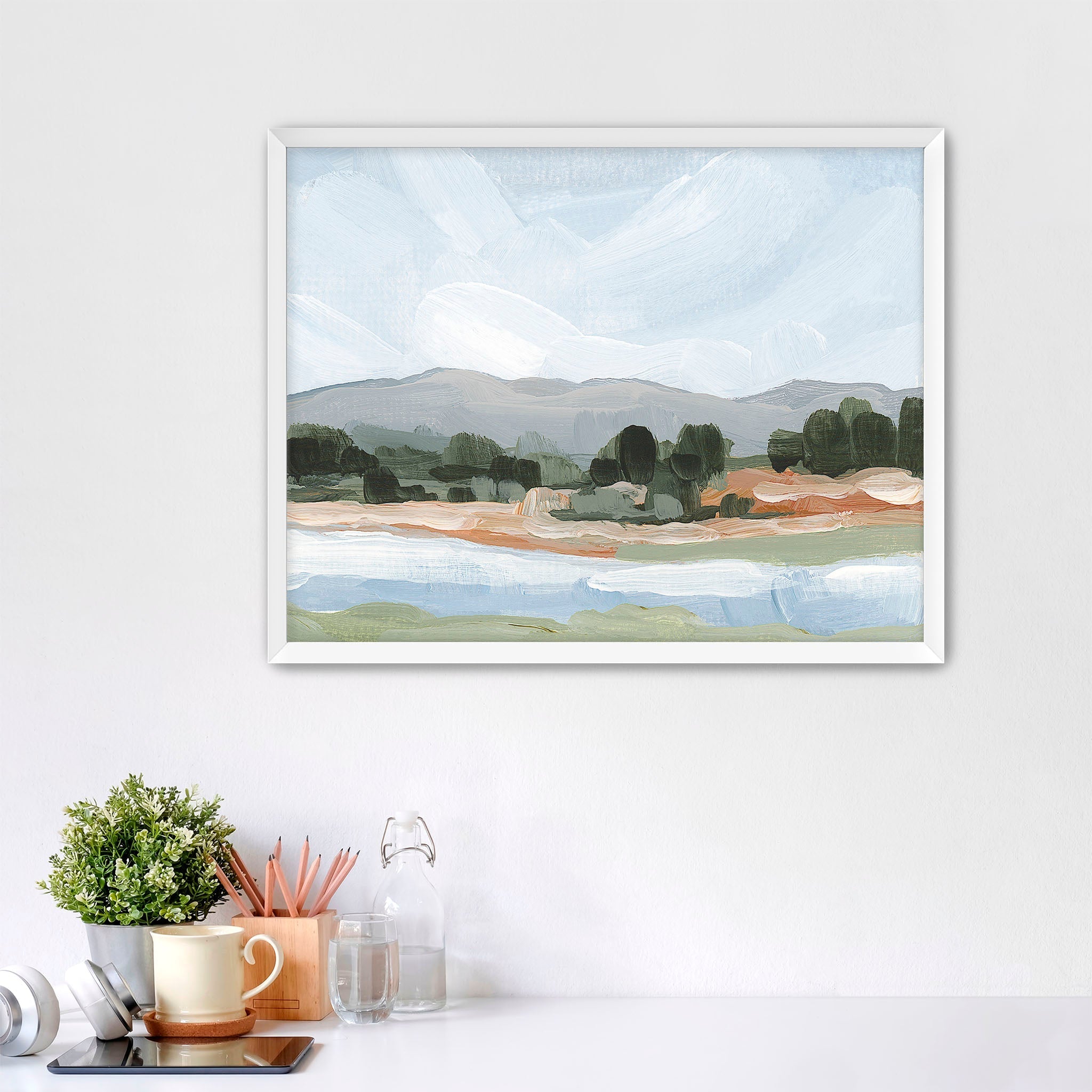 San Isabel Art Print - Handmade Canvas Wall Decor for Living Room, Bedroom & Office - Nature Landscape Painting for Home & Office Decor