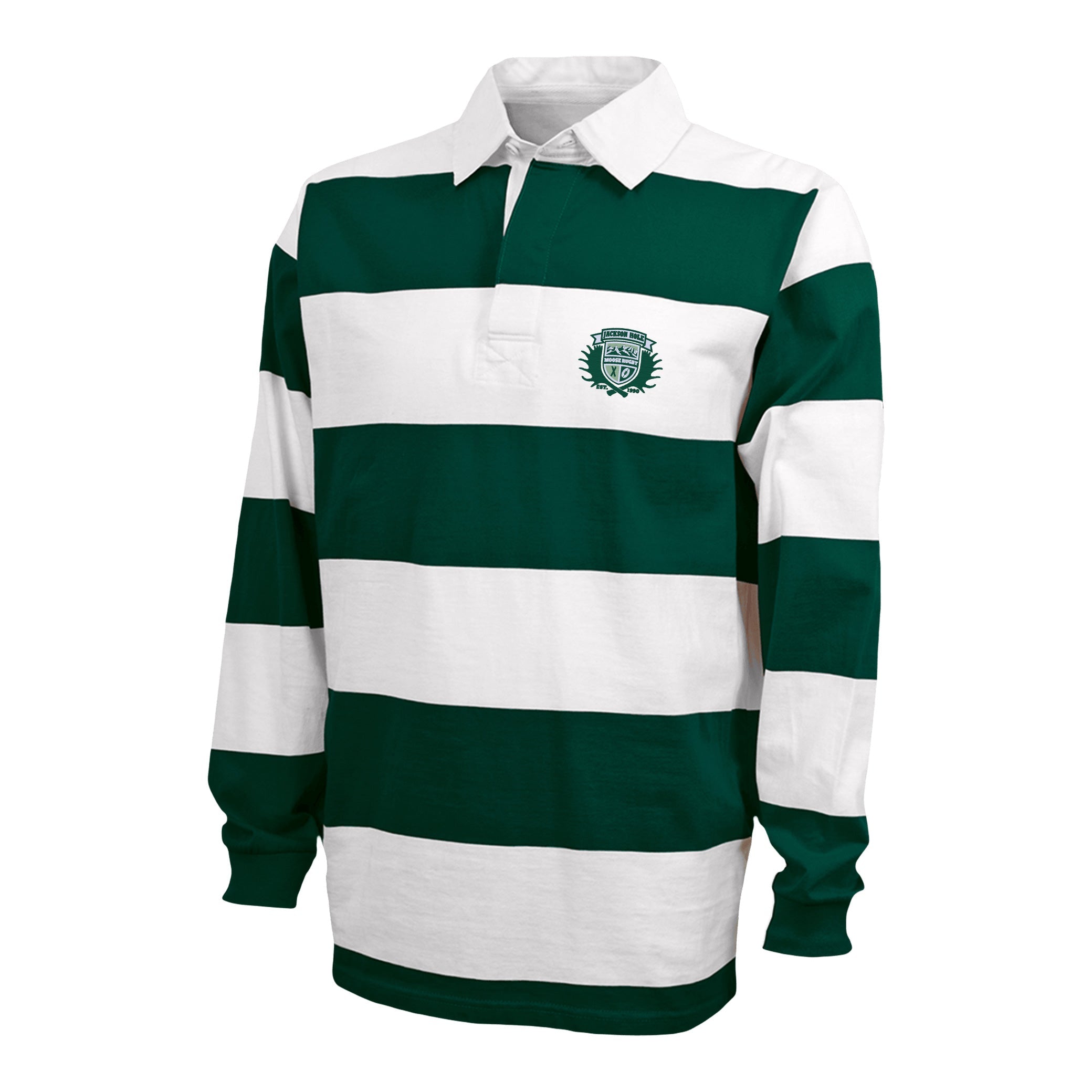 JH Moose Rugby Cotton Social Jersey - Breathable & Comfortable Rugby Shirt for Men - Perfect for Sports, Training, and Casual Wear