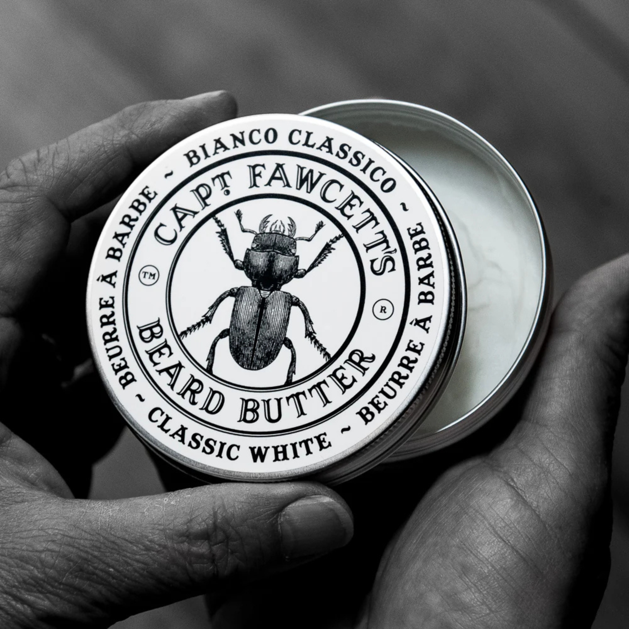 Captain Fawcett Bianco Classico Beard Butter - Premium Beard Softener & Conditioner for Men - Natural Grooming for Smooth, Healthy Facial Hair - Perfect for Daily Use & Styling