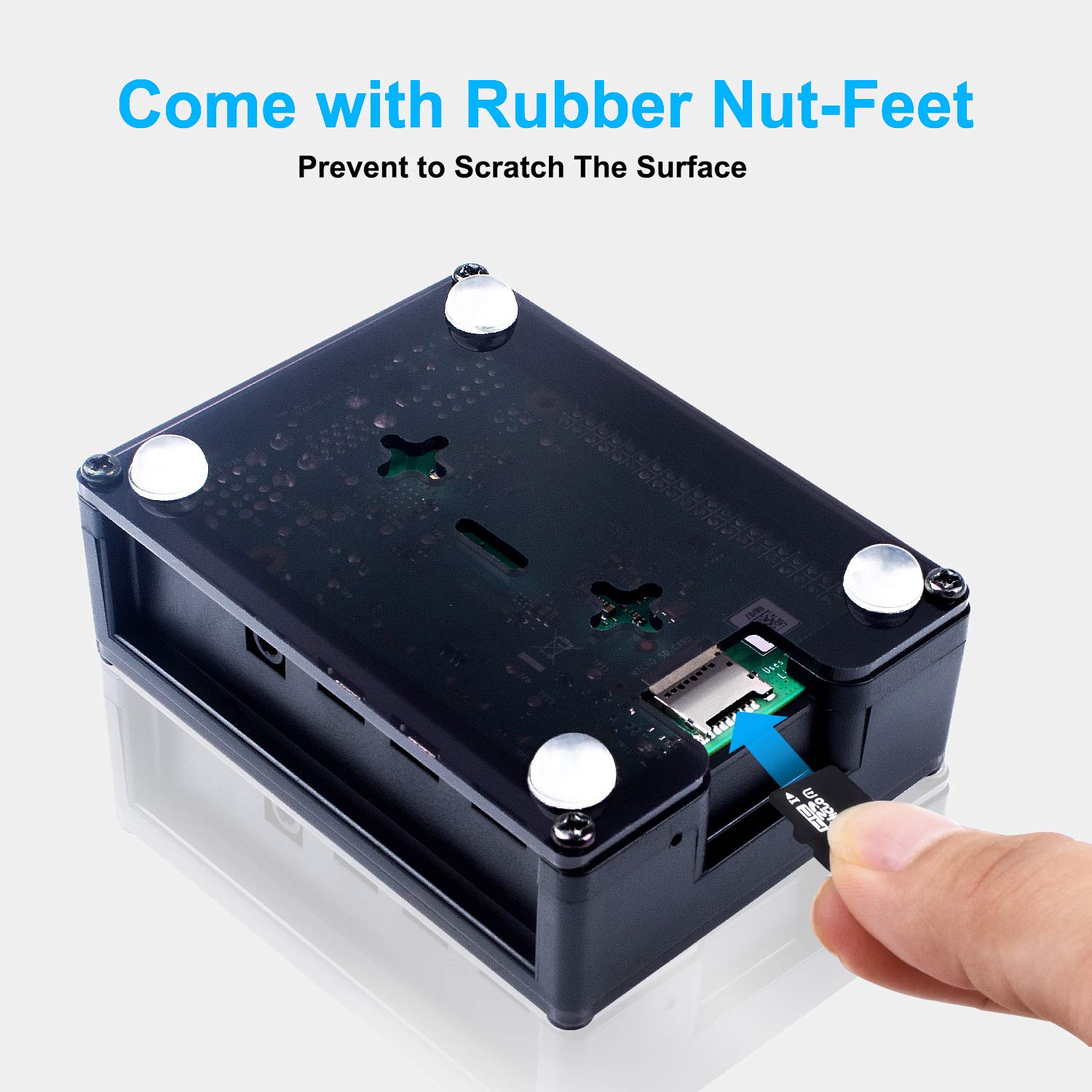 Raspberry Pi 4 Case with Fan & Heatsinks - Perfect for DIY Projects