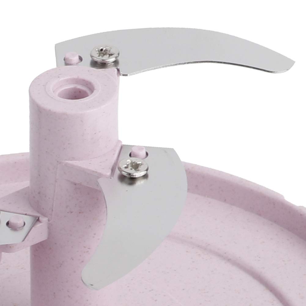 Restokki Manual Meat Grinder & Food Chopper - Mini Kitchen Gadget for Grinding Meat, Chopping Garlic, Vegetables, Onions & Fruits - Perfect for Home Cooking, Meal Prep & Camping (Pink)