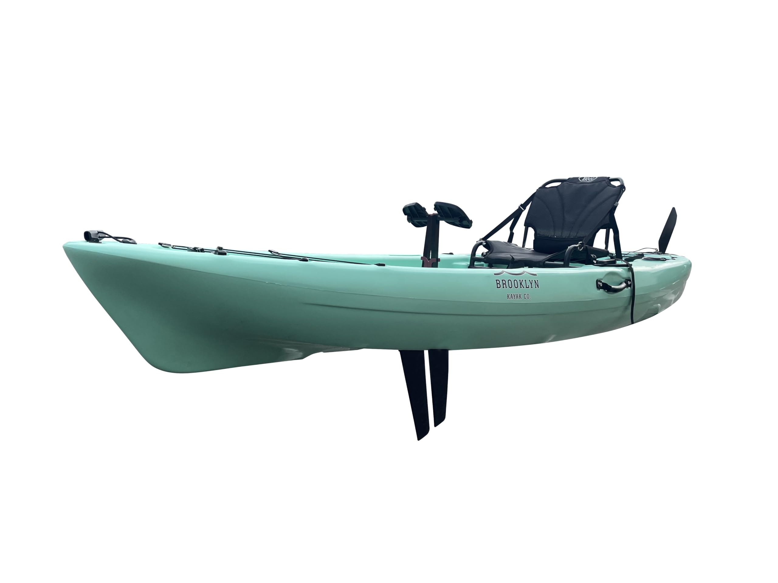 Brooklyn 10.0 Single Pedal Fishing Kayak - Sit On Top Kayak for Lakes, Rivers & Ocean | Lightweight & Stable for Anglers & Outdoor Enthusiasts