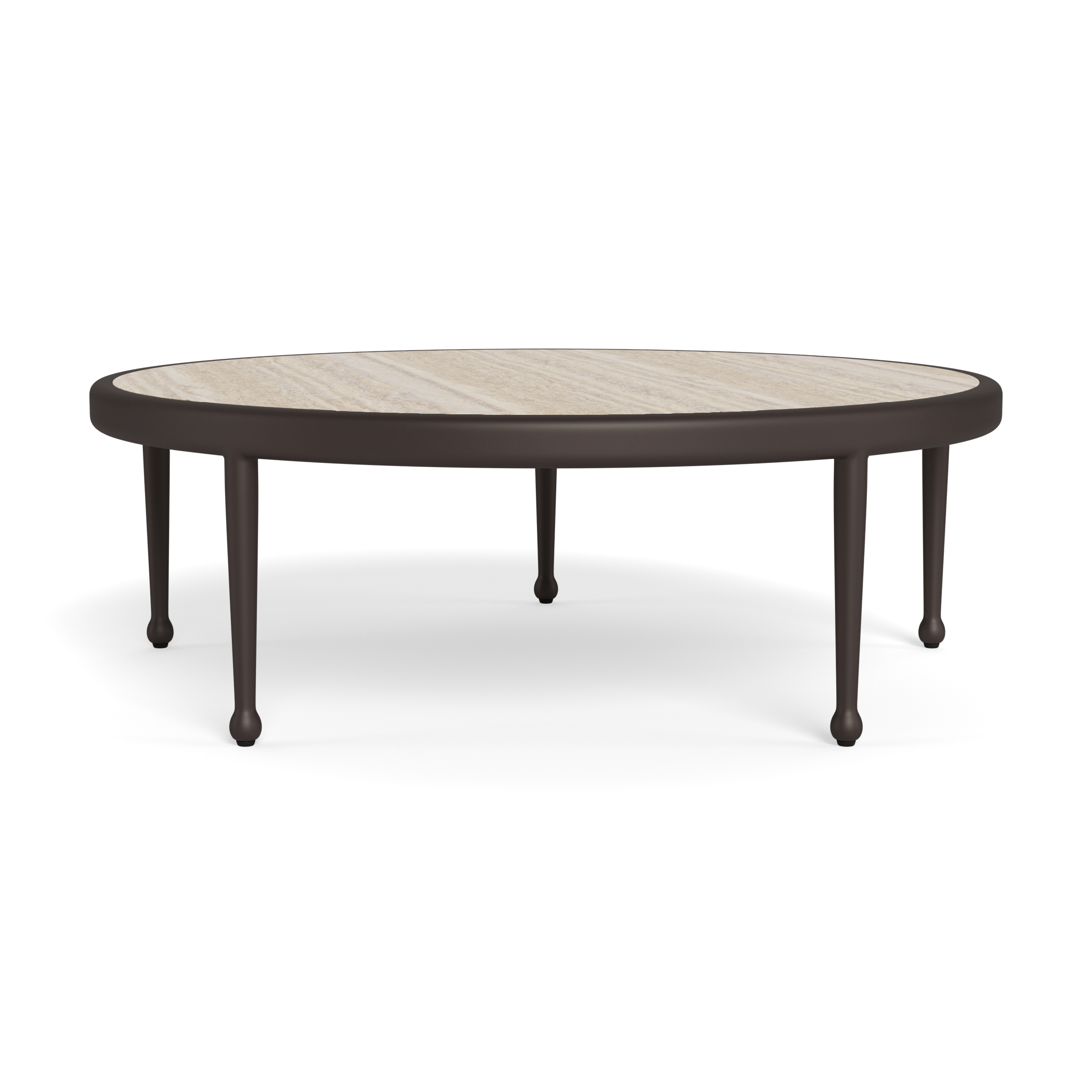 Andre Modern Round Coffee Table - 36 Inch Wooden Living Room Center Table for Small Spaces - Perfect for Sofa, Lounge, and Apartment Decor