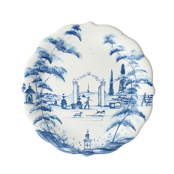 Delft Blue Ceramic Dinner Plates Set of 4 - Elegant Dutch Design for Parties, Weddings & Special Occasions - Premium Porcelain Tableware for Formal Dining & Entertaining