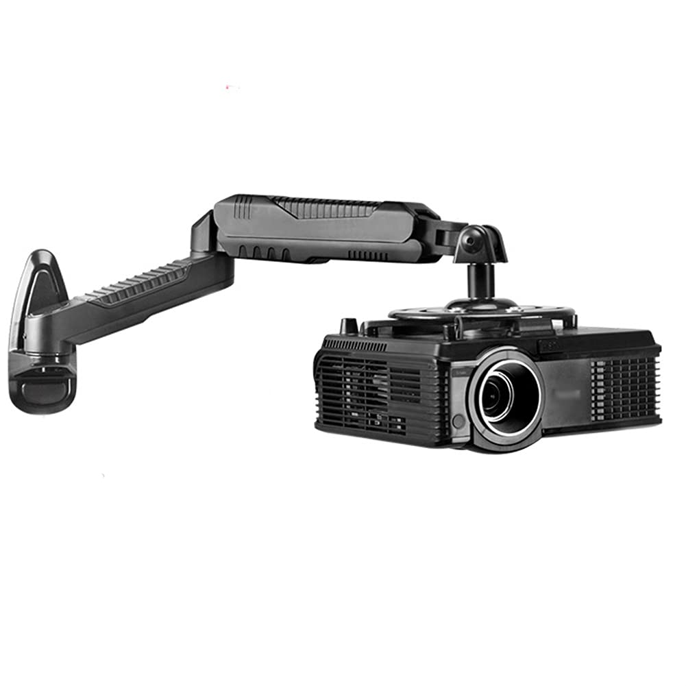 Adjustable Long Arm Ceiling & Wall Mount Projector Bracket - Stable Hover Stand for Home Theater, Office Presentations & Classroom Projectors | Multi-Function ZXB-Shop Projector Hanger