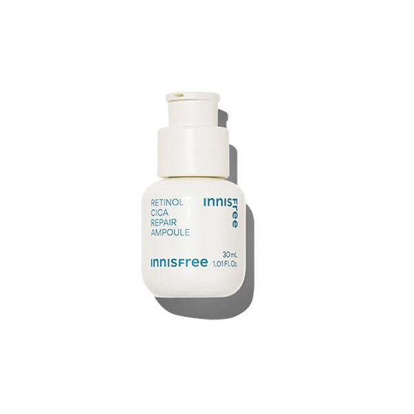 Innisfree Retinol Cica Repair Ampoule for Face - Anti-Aging Serum with Retinol & Centella Asiatica - Hydrates & Soothes Skin - Perfect for Night Routine & Sensitive Skin Care