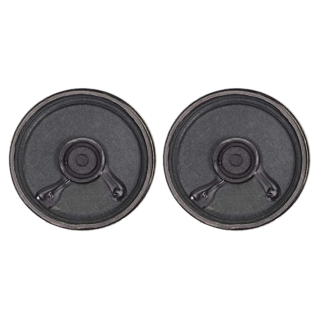 uxcell 0.5W 8 Ohm Micro Internal Speaker - 50mm Dia Magnet Loudspeaker (2 Pack) for DIY Electronics, Arduino Projects, and Small Audio Devices