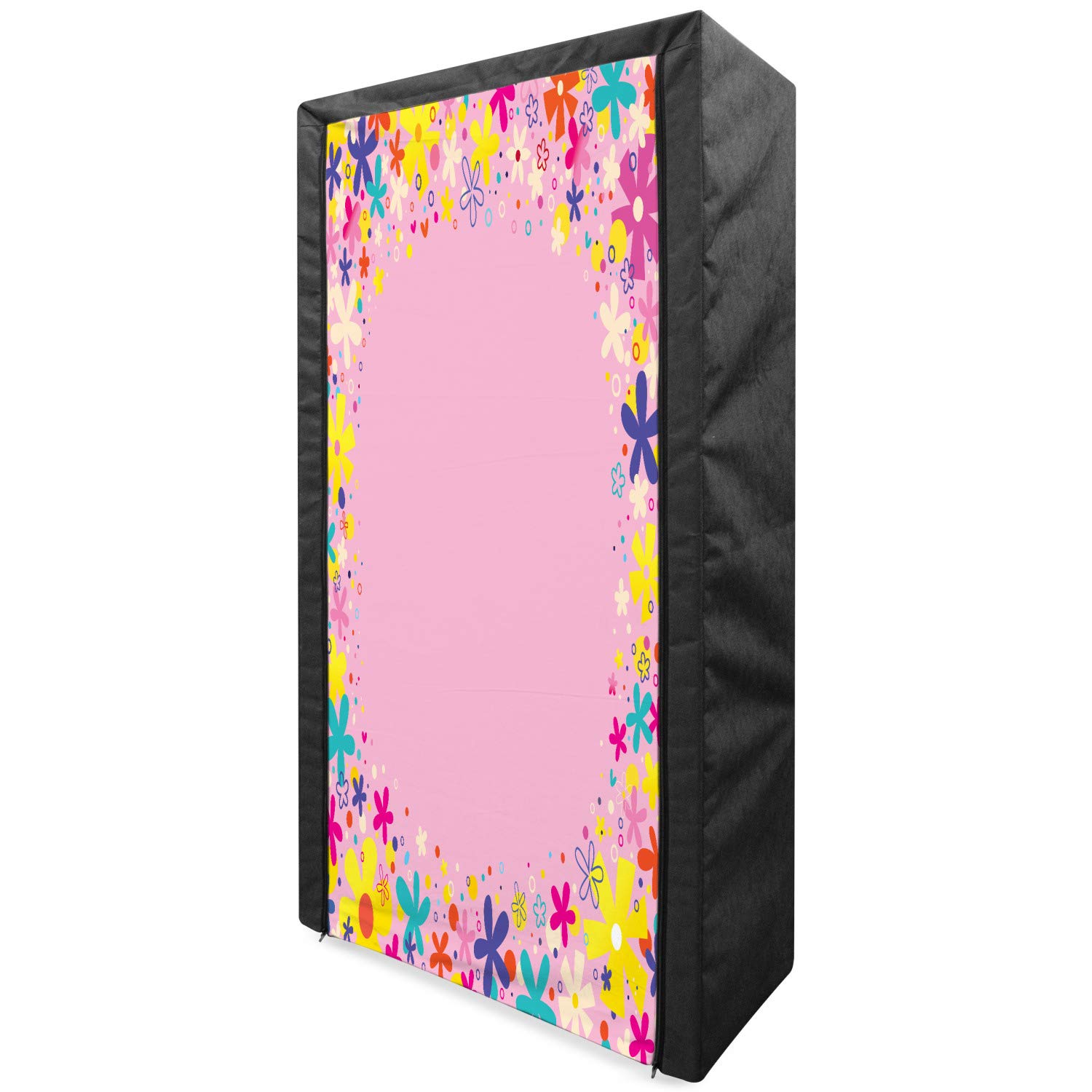 Ambesonne Portable Fabric Wardrobe for Girls - 33.5