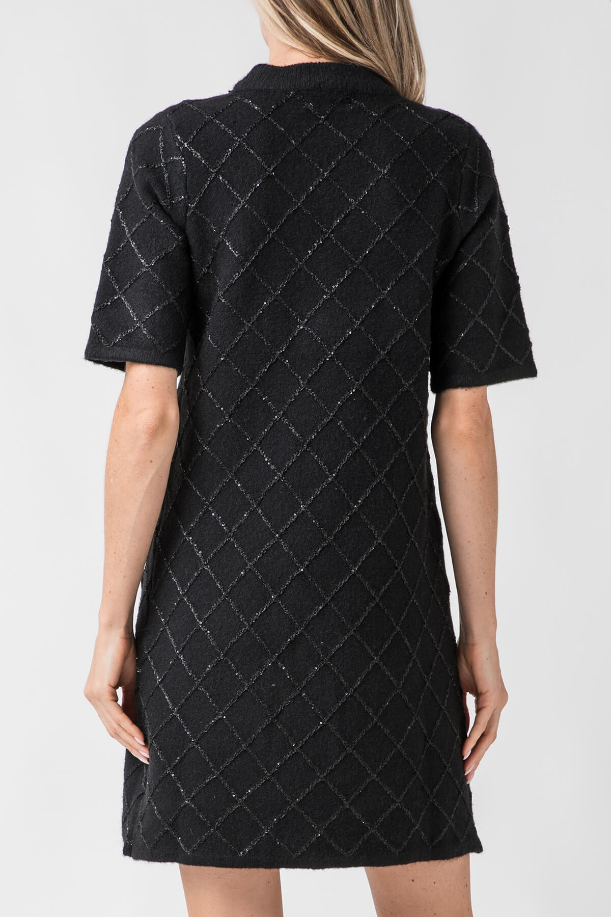 Lost + Wander Nouveau Noir Shift Mini Dress - Women's Black Flowy Short Dress for Night Out, Party & Cocktail Events - Perfect for Date Night, Club Wear & Summer Vacation Outfits