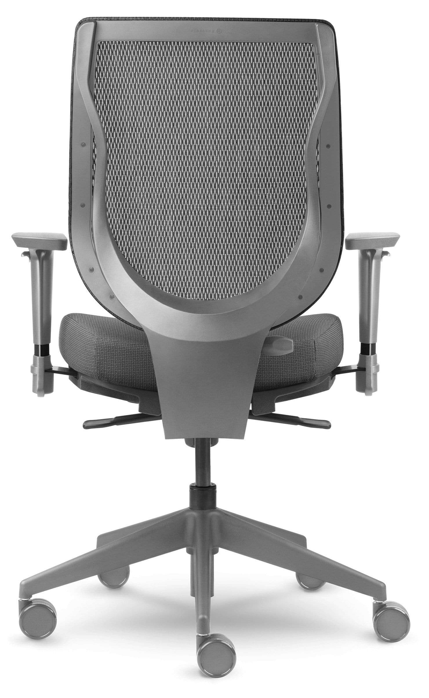 Allseating You Too 24/7 Heavy Duty Mid Back Mesh Office Chair with Lumbar Support [Model 85046] - Ergonomic Desk Chair for Home & Office Workspaces
