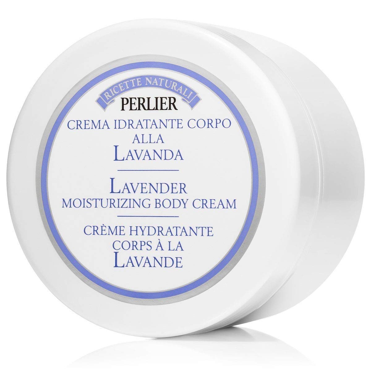 Perlier Lavender Body Cream - 6.7 fl oz Moisturizing Lotion for Dry Skin | Relaxing Aromatherapy for Bedtime & Self-Care Routine